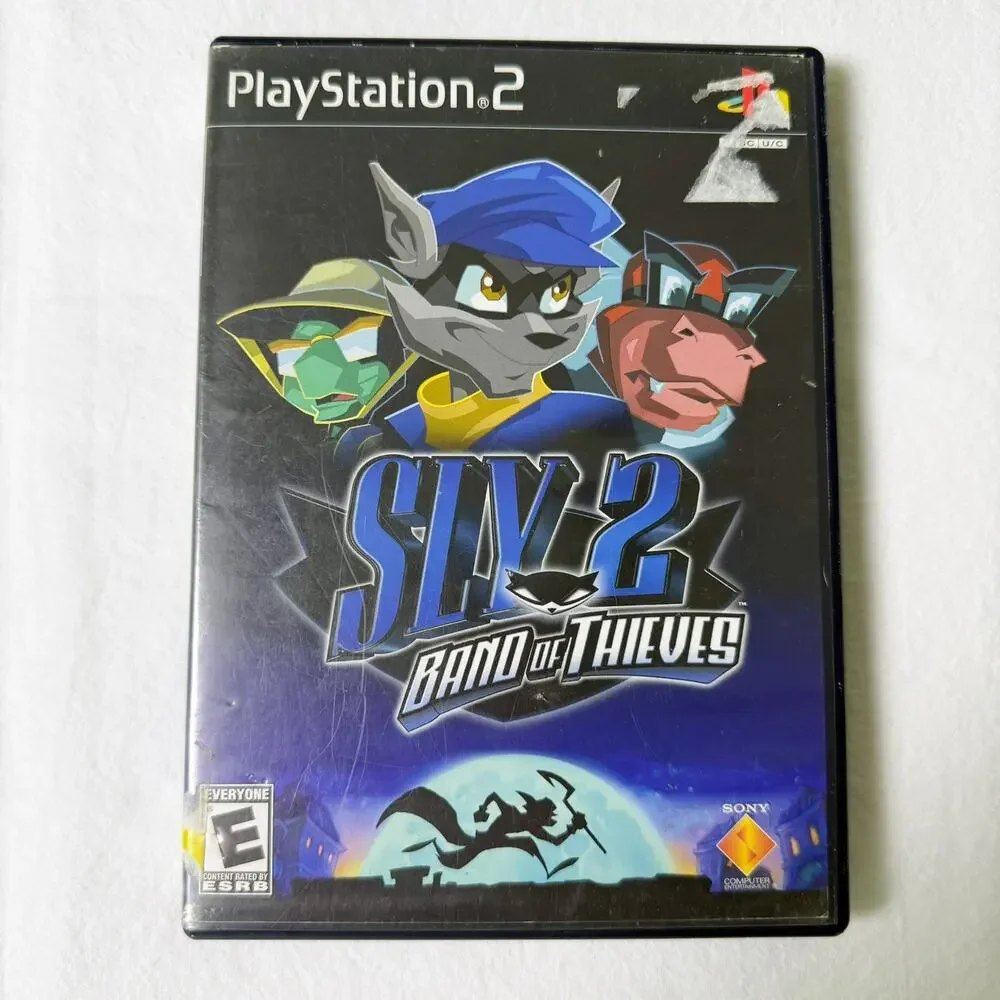 Sly Cooper 1 & 2 Playstation 2 PS2 Game Bundle - Tested - Band of Thieves